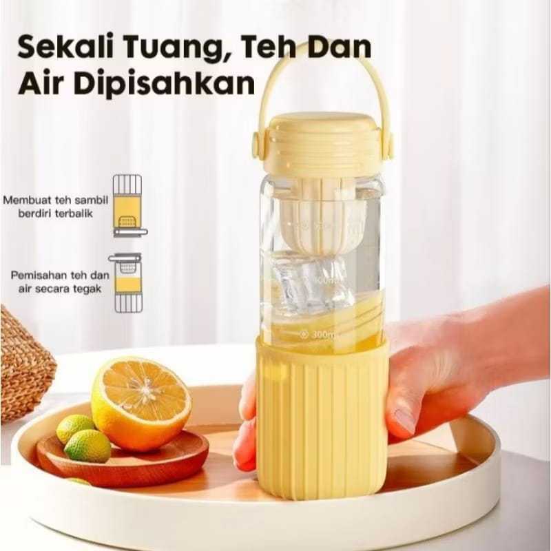 TUMBLER KACA 600 ML // BOTOL MINUM KACA FOOD GRADE // JUAL TUMBLER KACA // BOTOL MINUM