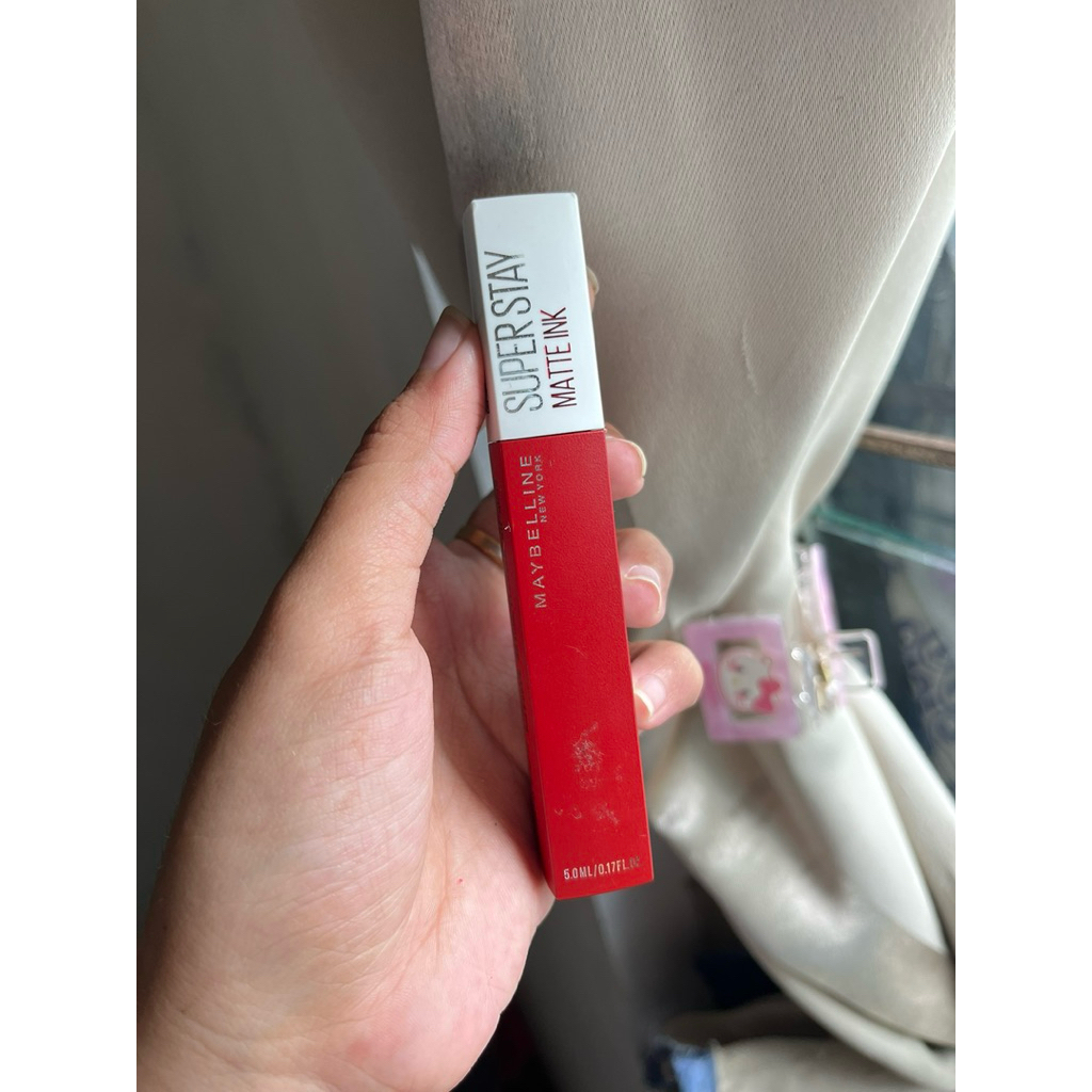 (R3JECT KEMASAN‼️) SHADE 375 Maybelline Superstay Matte Ink Liquid Long Lasting Waterproof Matte Lip