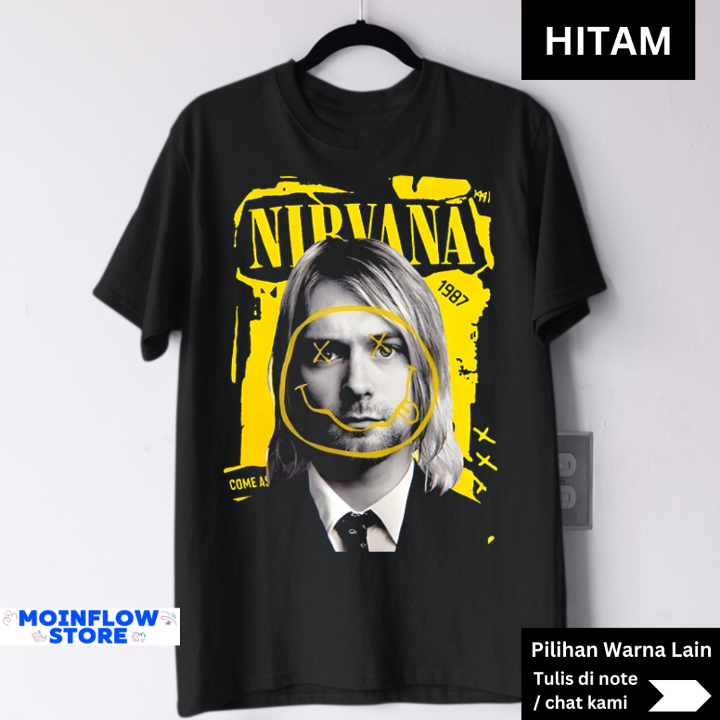 Kaos Band Nirvana Kaos BigSize Jumbo Size S - 7XL Kaos Premium Ready Kaos Anak  XS - XL Premium ( Us