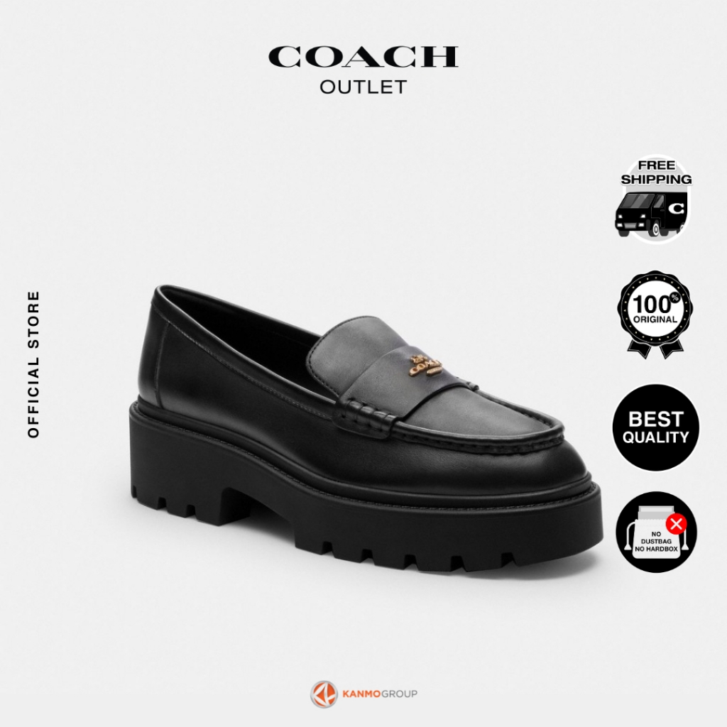 Coach Lucy Lug Sole Loafer - Sepatu Loafer Wanita