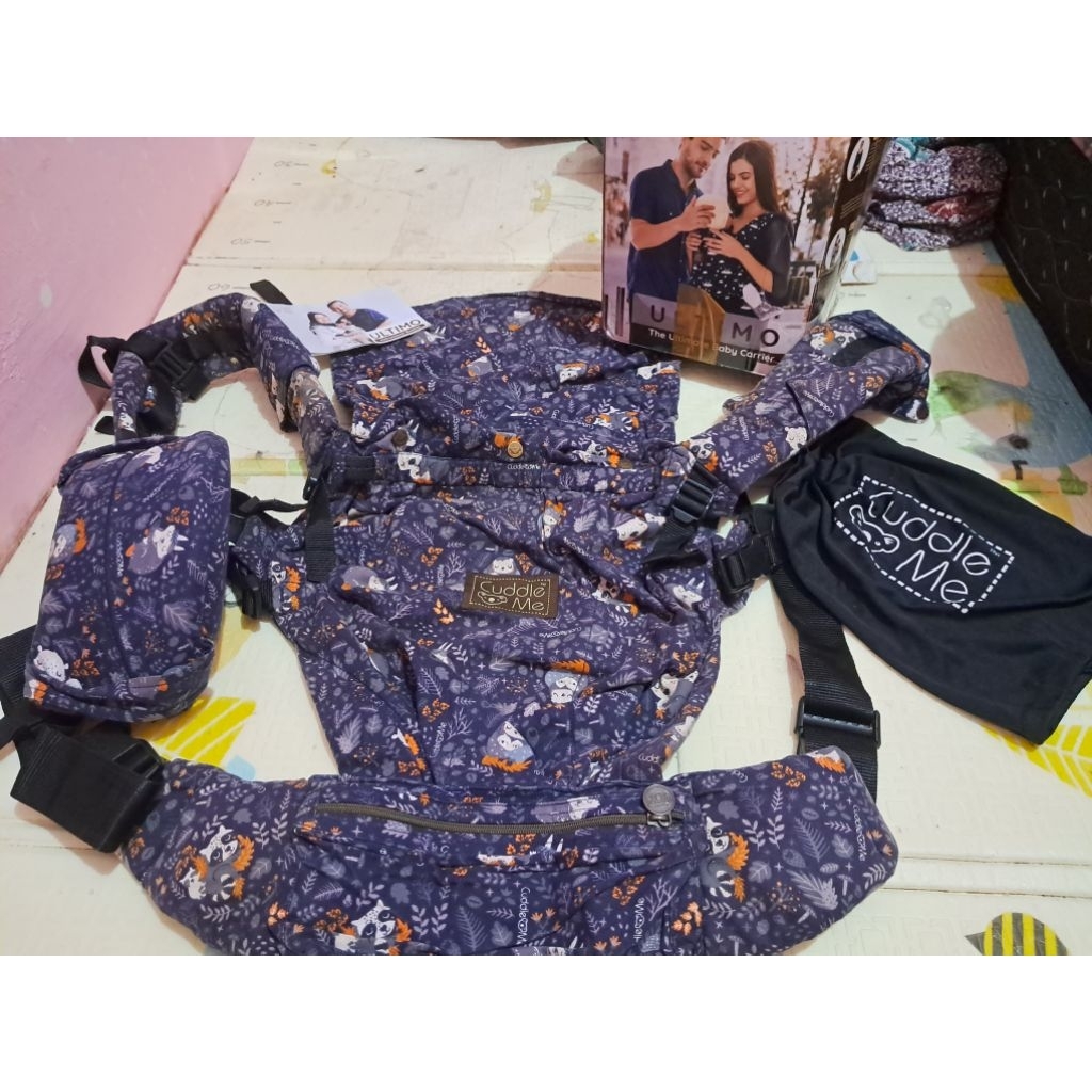 Cuddleme Ultimo Motif mother's love navy HARGA NETT