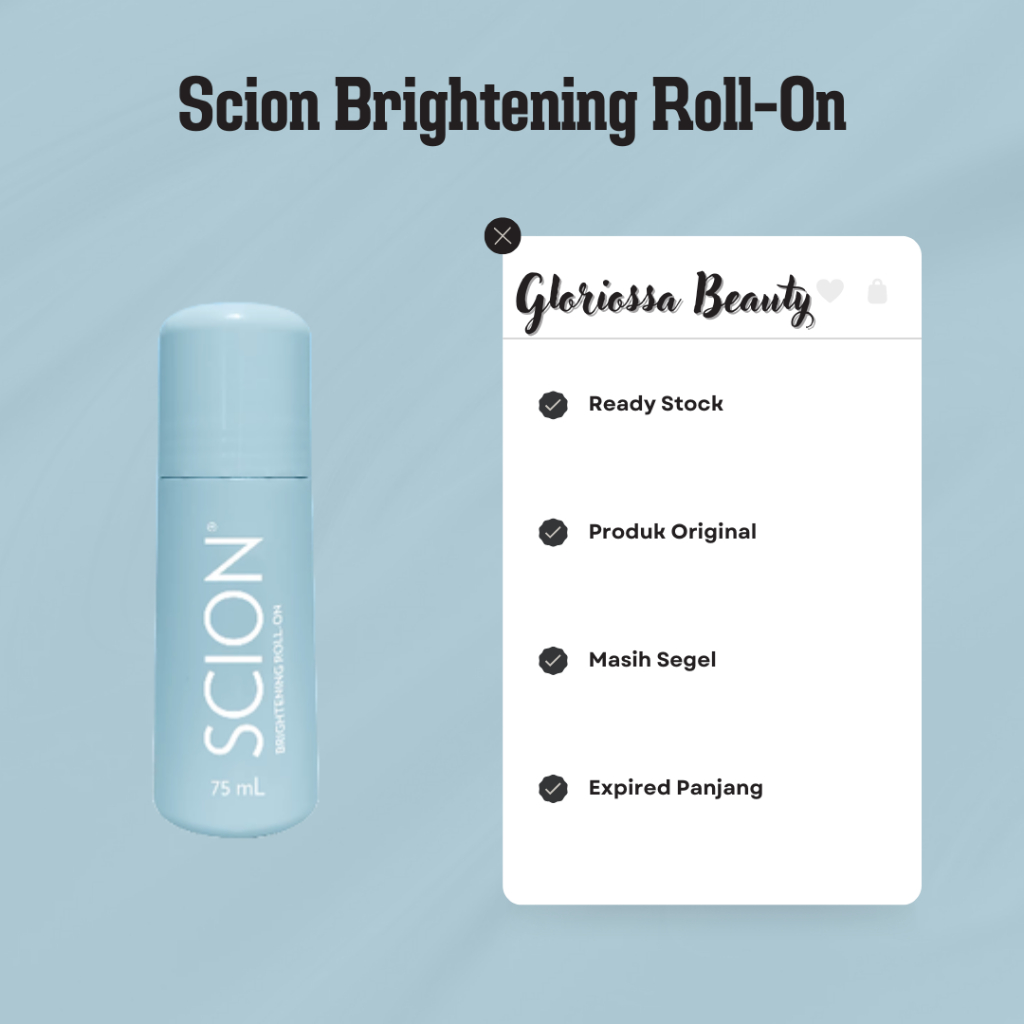 PAKET 5 LEBIH HEMAT Scion®️ Roll On Deodorant nu Skin® Original 75ML