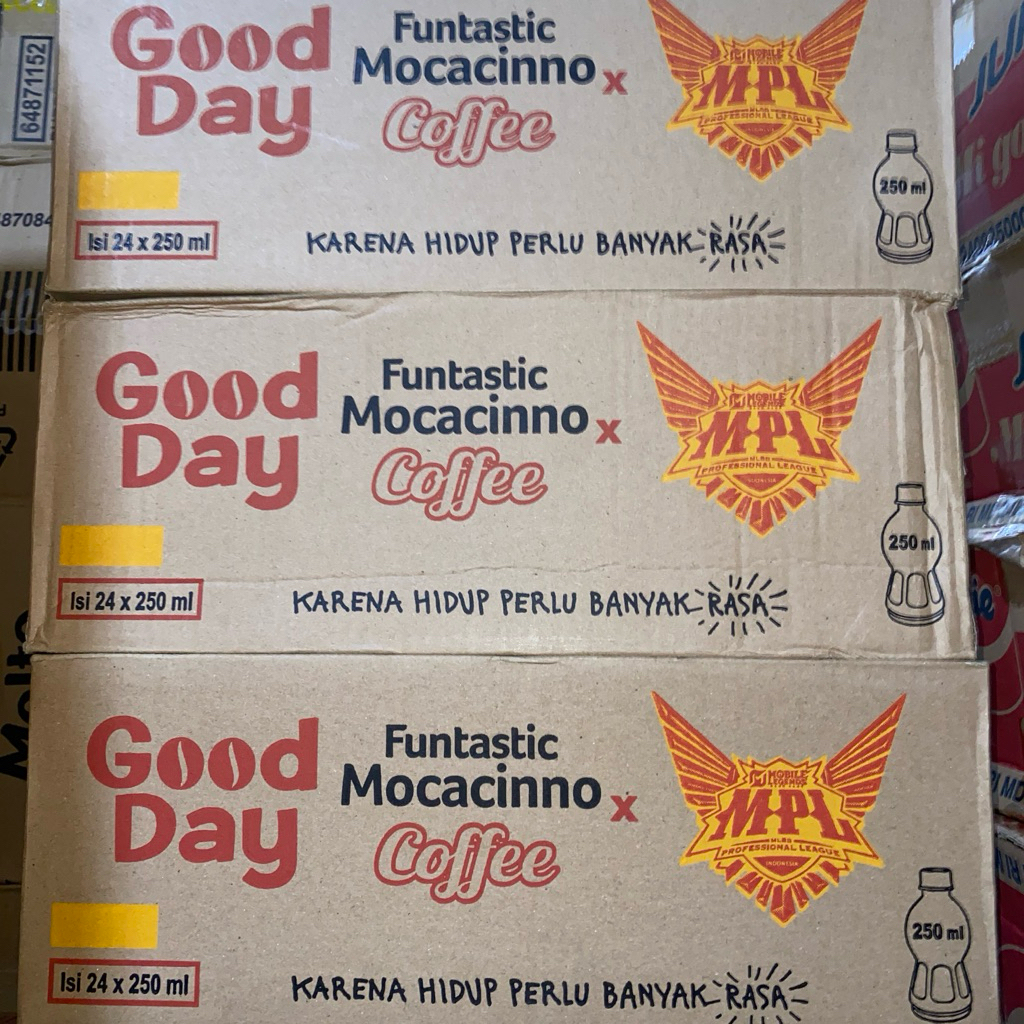 Kopi Botol Good Day Mocacinno - 1 Dus Isi 24