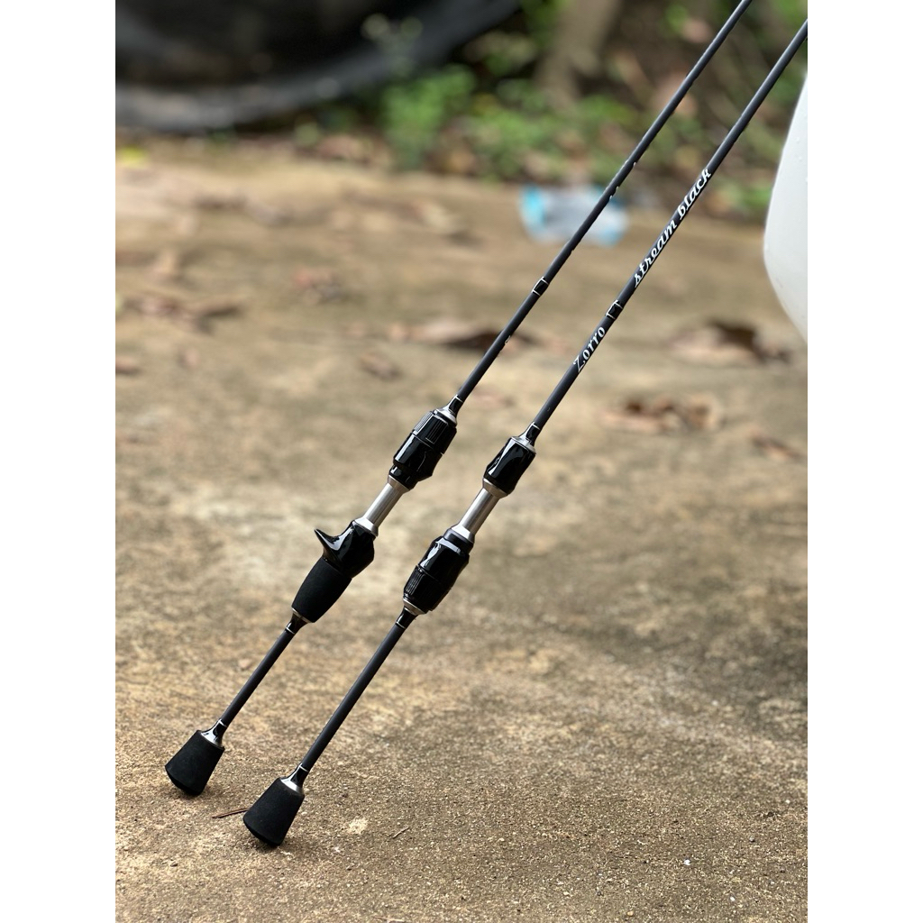 Joran UL zorro stream black solid  carbon ring fuji