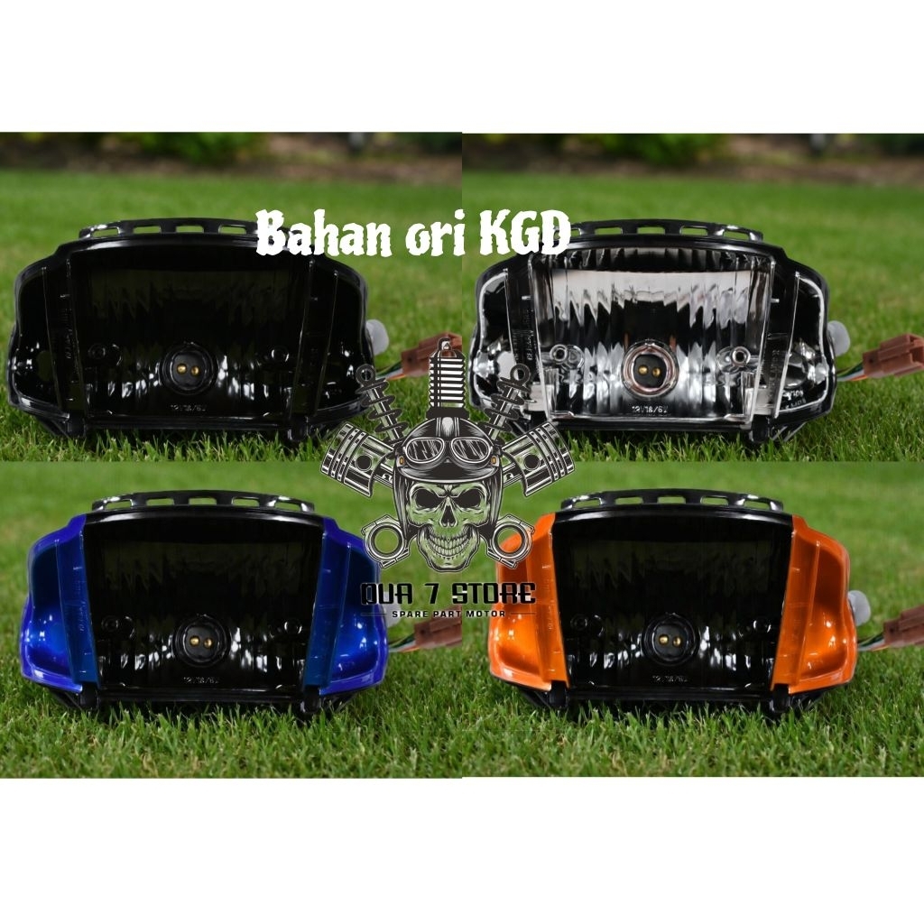 Batok Reflektor Stoplamp Belakang Honda Supra x 100 Supra Fit 100 supra x lama fit lama custom bahan