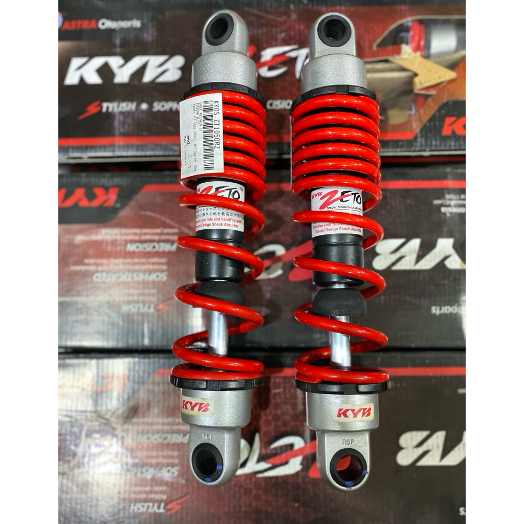 SHOCK BELAKANG KAYABA KYB 280 MM MERAH FORCE 1 VEGA NEW VEGA ZR JUPITER Z