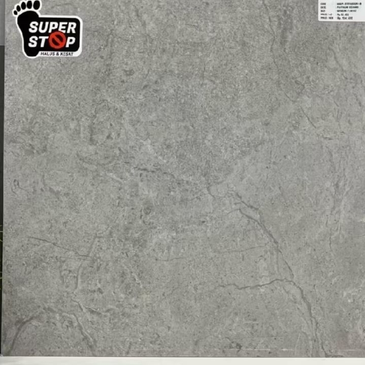 keramik platinum stefano grey 60x60 rectified anti selip grade A