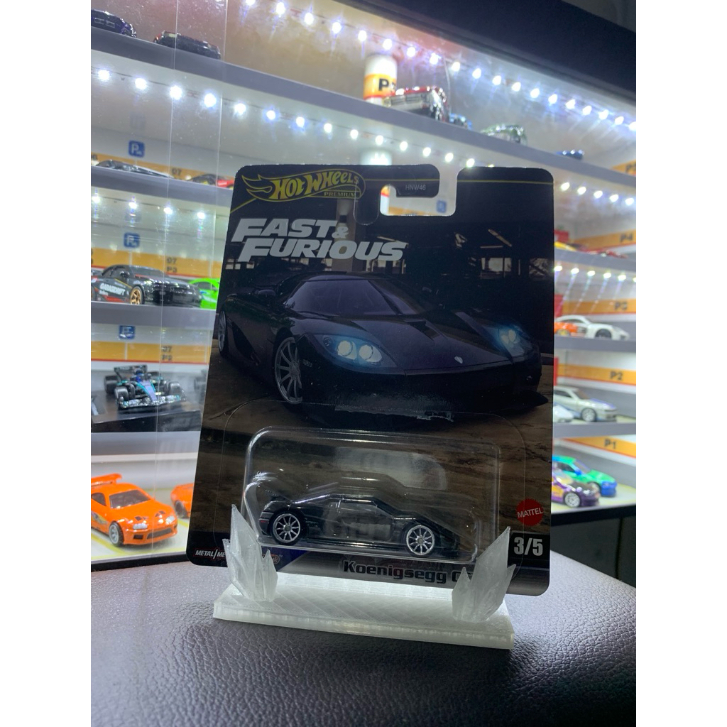 Hot Wheels Premium Koenigsegg CCXR Hitam Manis Fast & Furious FF Mainan Mobil Balap