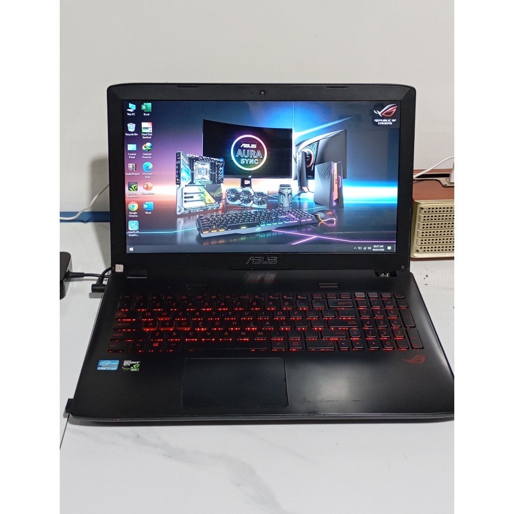 ASUS ROG GL552VX Laptop Bekas Core i7 16GB 128GB 1TB GTX 950M 15.6 Inch Gaming