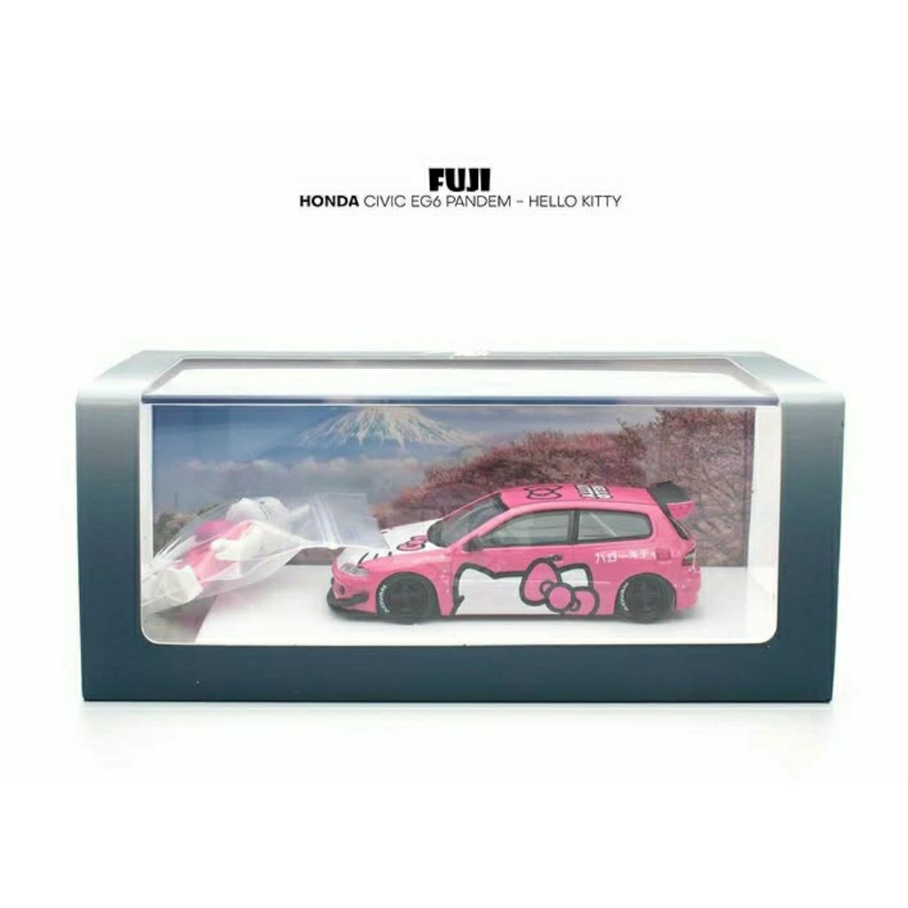 FUJI HONDA CIVIC EG6 HELLO KITTY WITH FIGURE