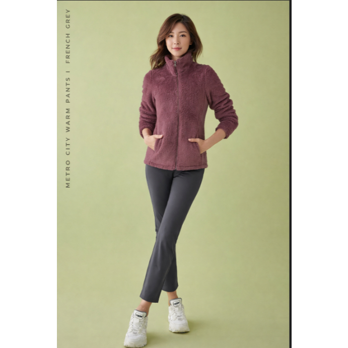 [Minne] Mono Soft Boa Fleece Jacket STL