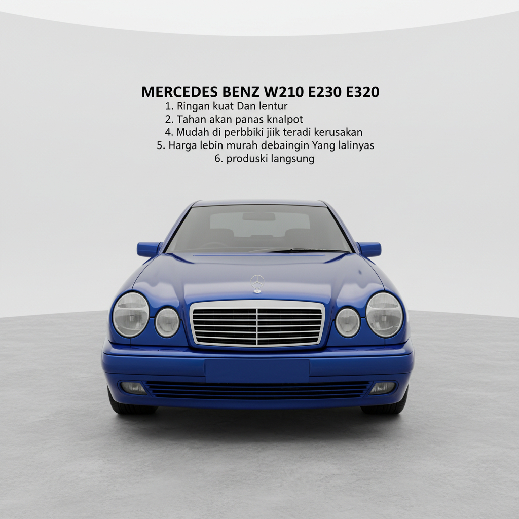 BUMPER/BEMPER W210 E320 E230 STANDAR DEK KOLONG TRUNKLID W210