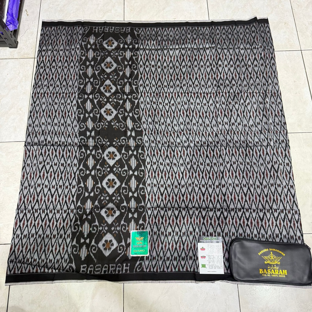 Sarung tenun basarah Motif KWG / motif goyor