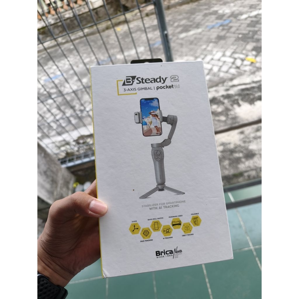 Gimbal 3 Axis Brica Steady Pocket 2 Ai