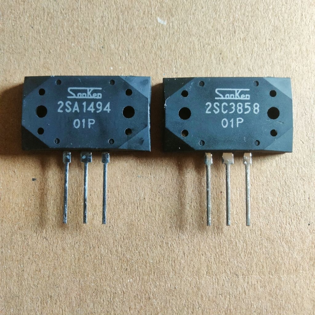 TRANSISTOR TR FINAL SUPER SANKEN 01P SA1494 SC3858 SA 1494 SC 3858 ASLI ORIGINAL JAPAN