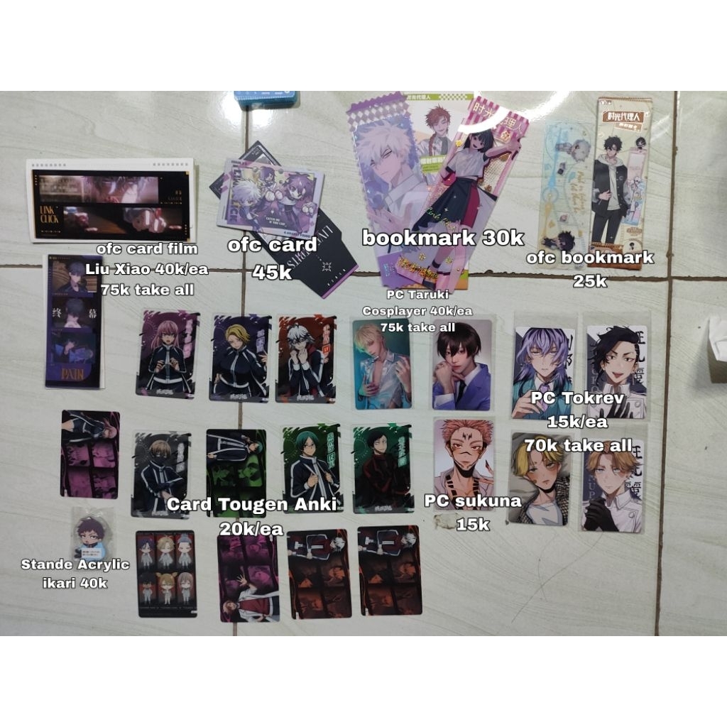 LinkClick, TougenAnki, Tokrev, Taruki Cosplayer Card