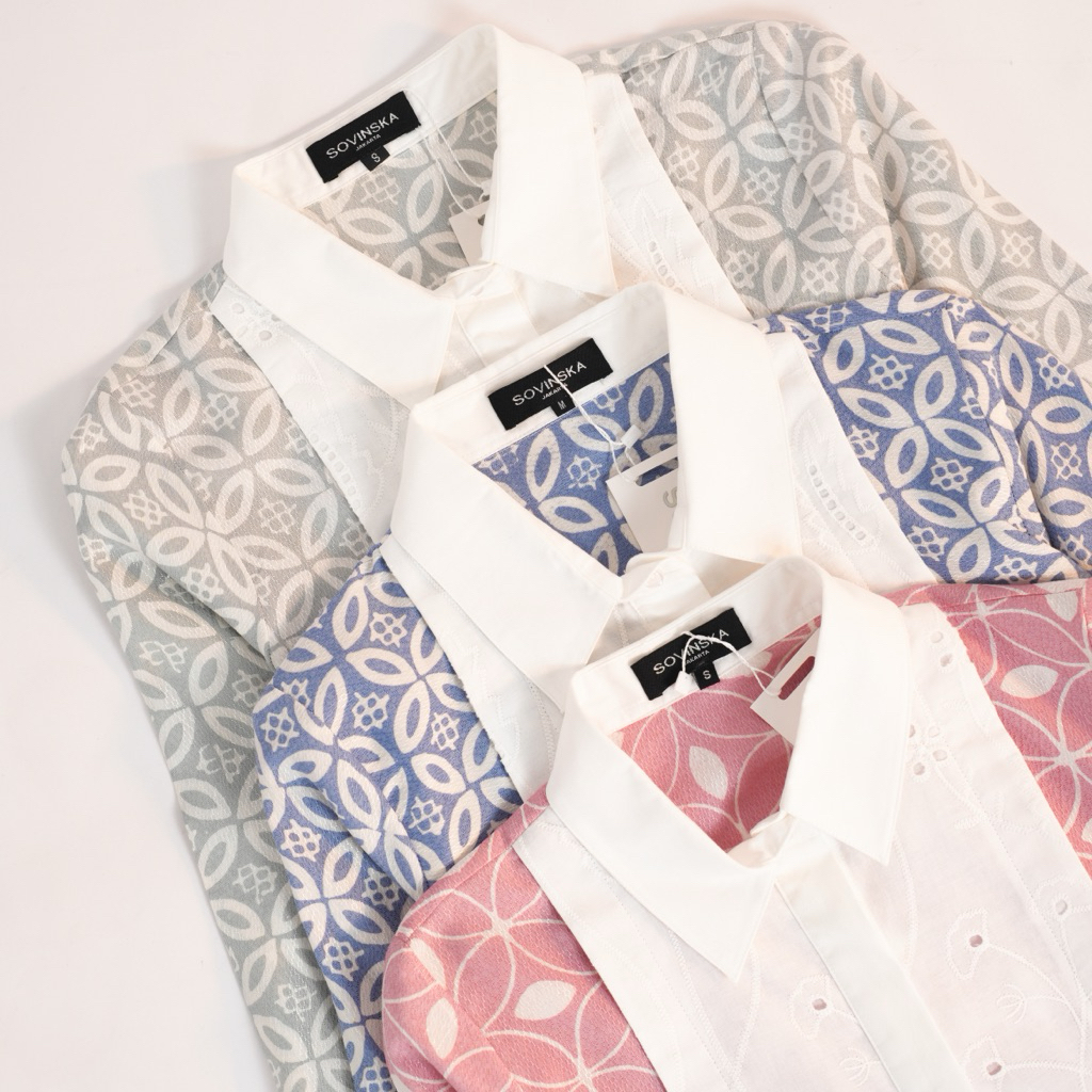Sovinska_Blouse Batik N 15 /Atasan Batik Wanita modern N15