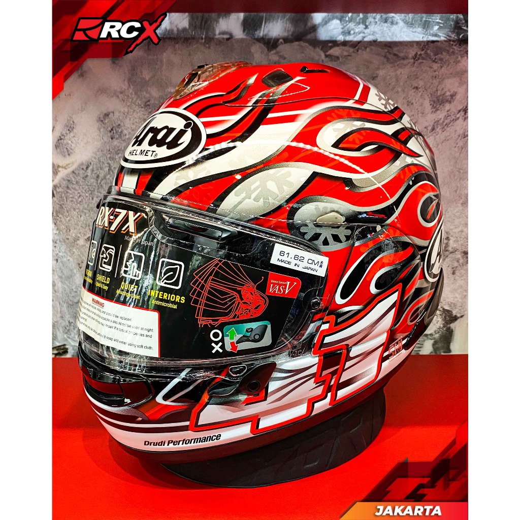 Helm Arai RX-7X Haga GP Original Second 2nd Bekas RCX