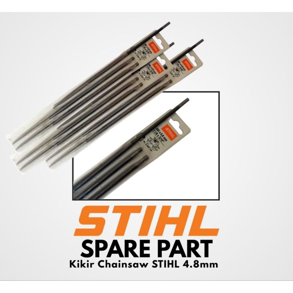 Kikir Bulat Chain Shaw 4.8mm STIHL Original