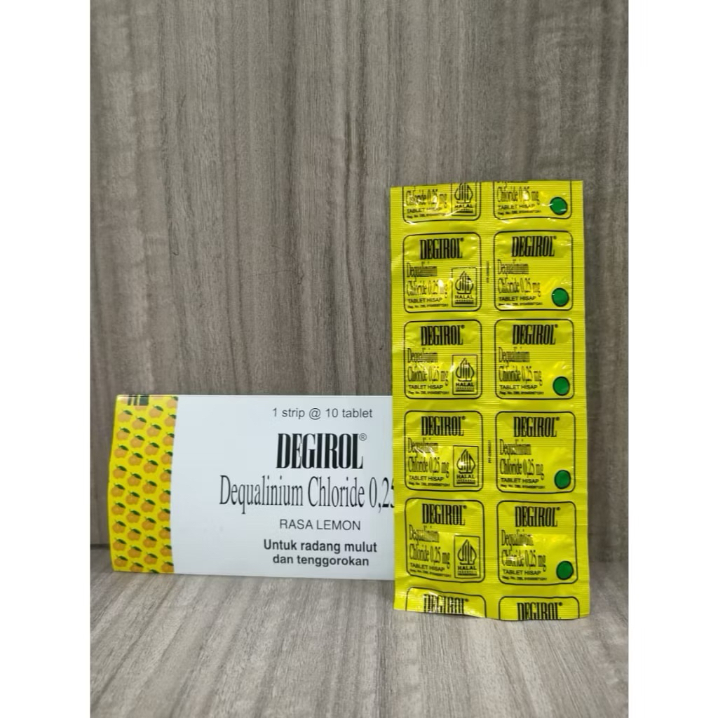 Degirol Tablet Hisap untuk radang tenggorokan