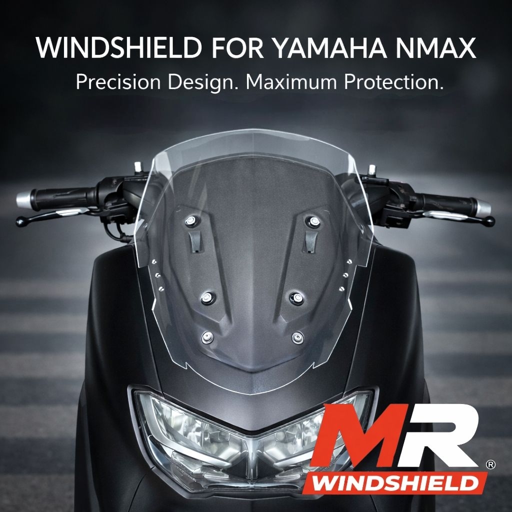 Visor Windshield Standar Cyborg Bening Nmax New Old TEBAL 4MM