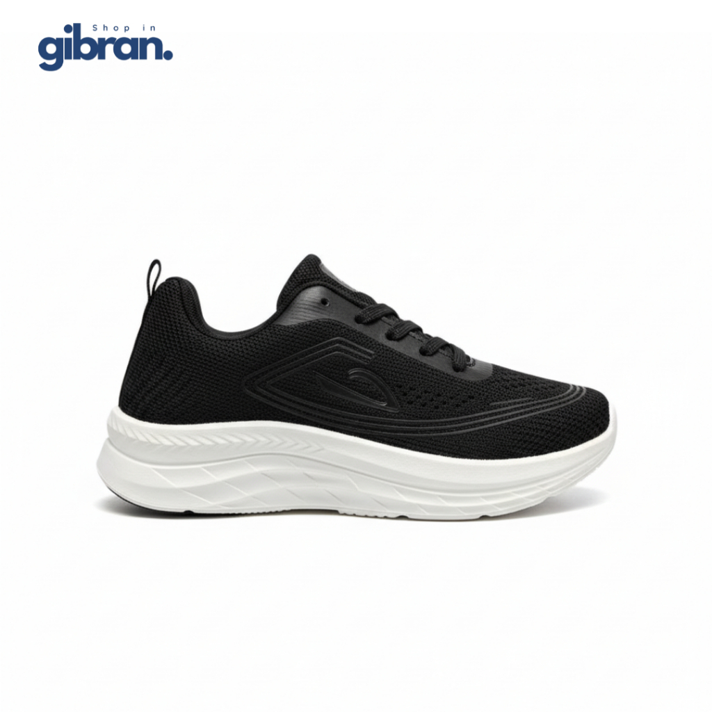 CARVIL BHOSE 02 LT Casual Shoes Sneakers Black and White Sepatu Sekolah Anak
