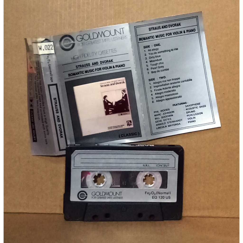 STRAUSS & DVORAK - ROMANTIC MUSIC FOR VIOLIN & PIANO - Kaset