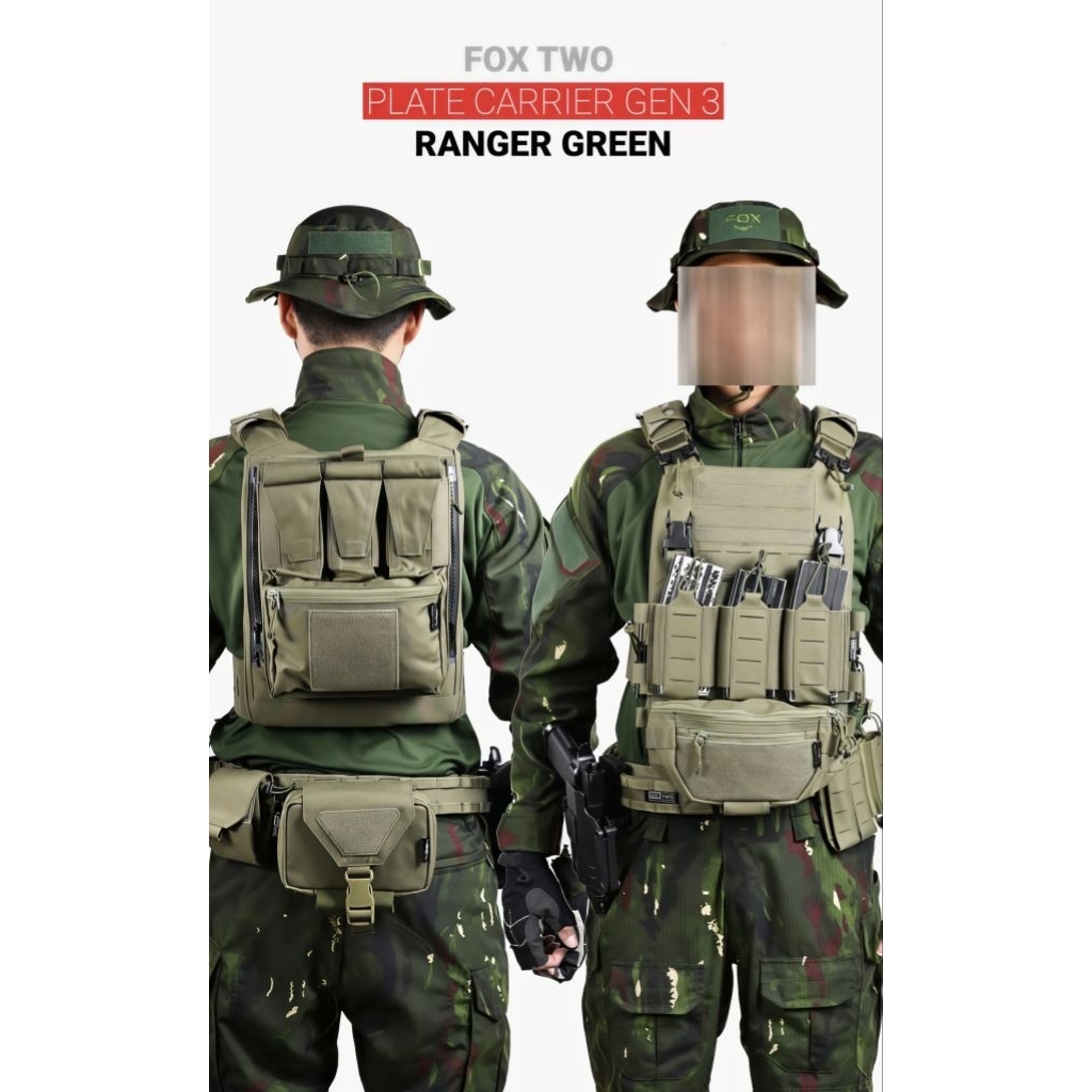 Bodyvest Muticam black dan camo fox Two ge 2 dan gen 3 dan kombinasi gen 2/3