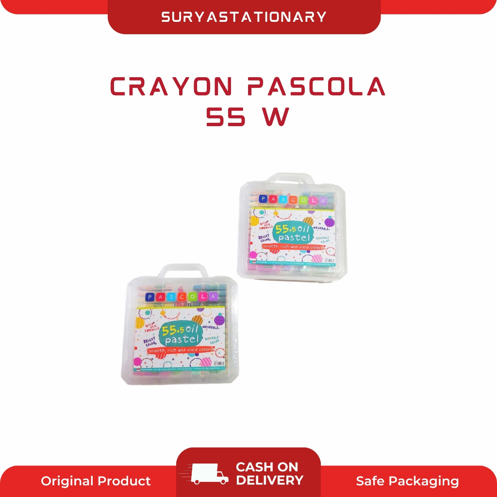 Crayon Pascola 55 W / Krayon pascola 55 Warna / Krayon Murah