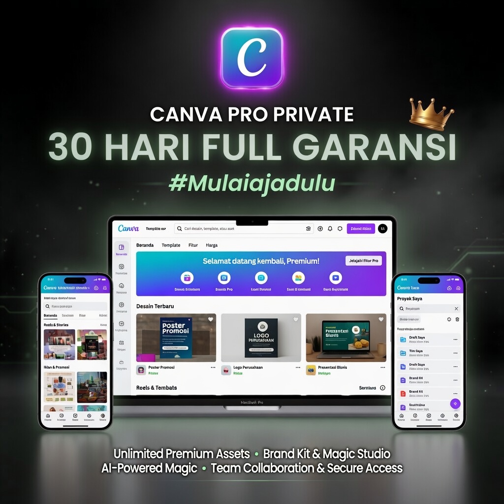 Template Canva Pro Premium | Full Akses | Termurah Bergaransi