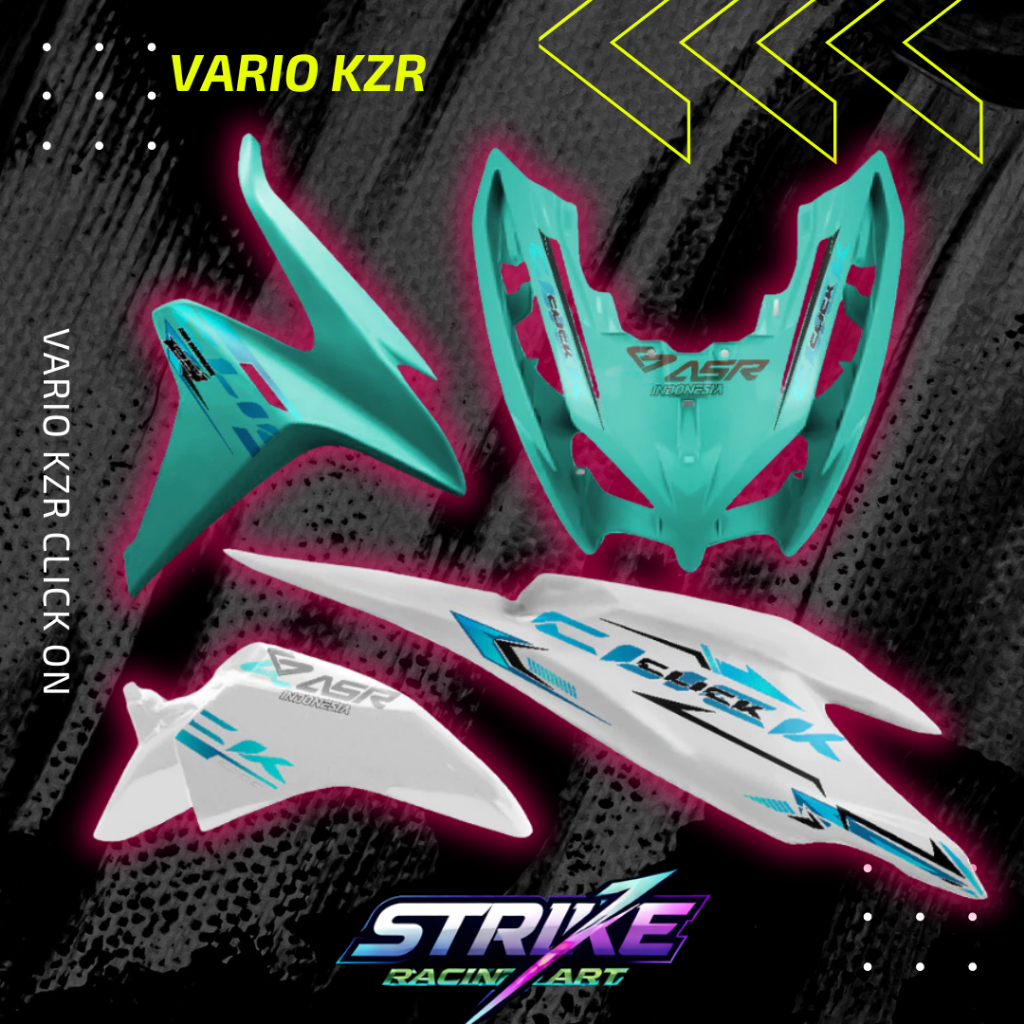 Striping Vario KZR 125 CLICK ON Transparan
