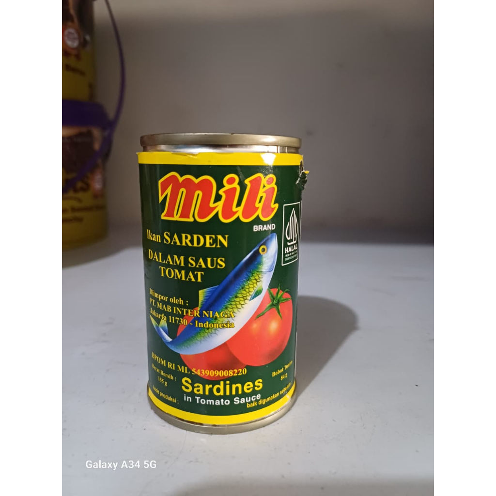 Sarden Mili Tomat 155 gram / Sarden Enak