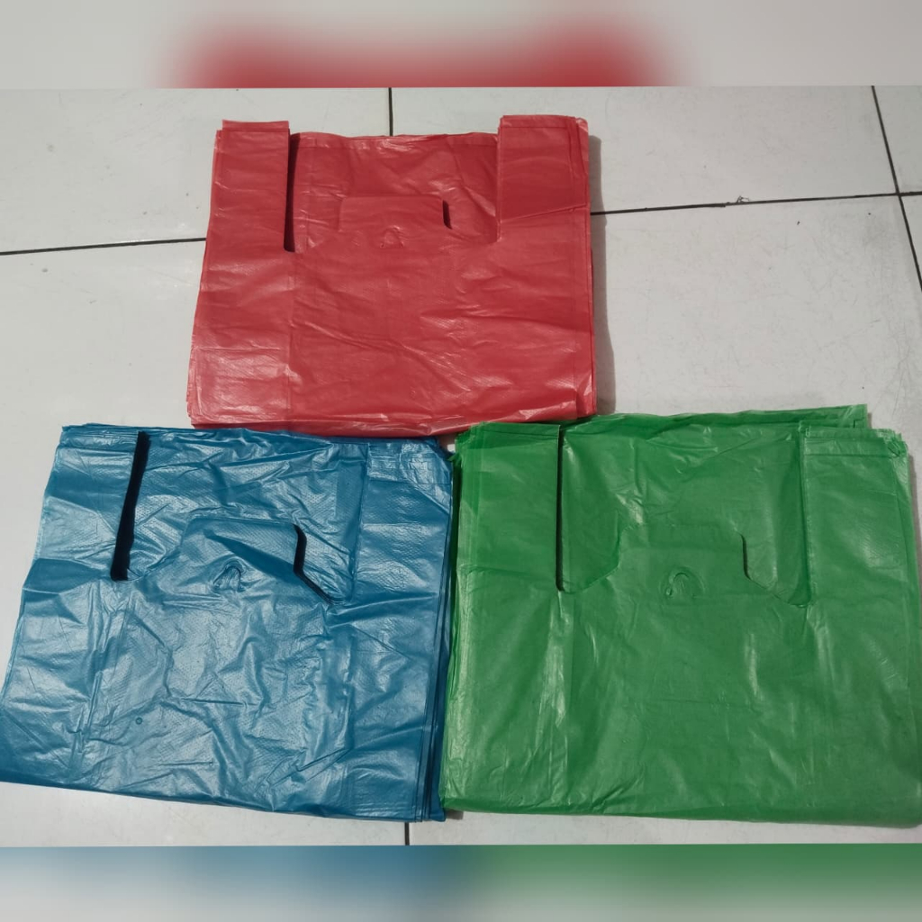 KANTONG KRESEK HD WARNA 28X48 TANGGUNG 500GRAM WARNA RANDOM KANTONG KRESEK POLOS WARNA RANDOM UKURAN