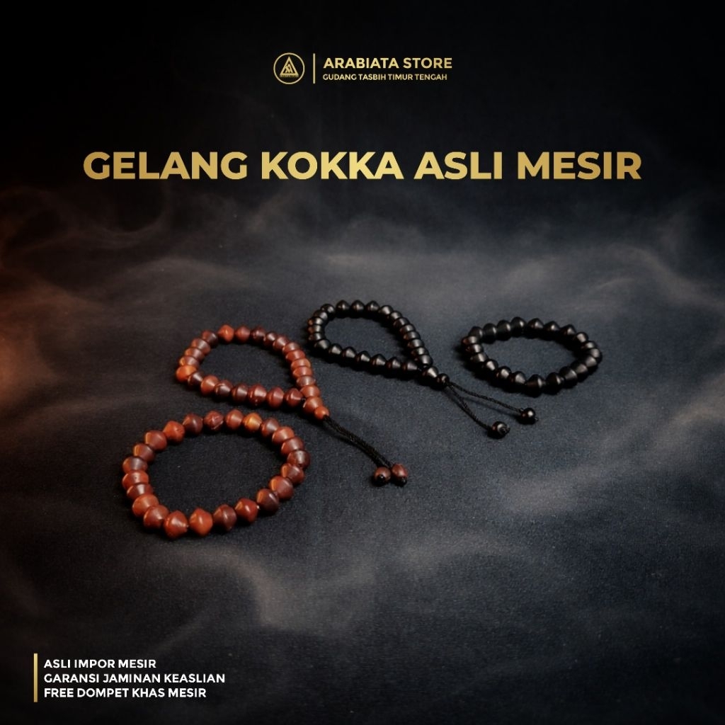 Gelang Kokka Ori ARABIATA Impor Mesir Bonus Dompet Mesir