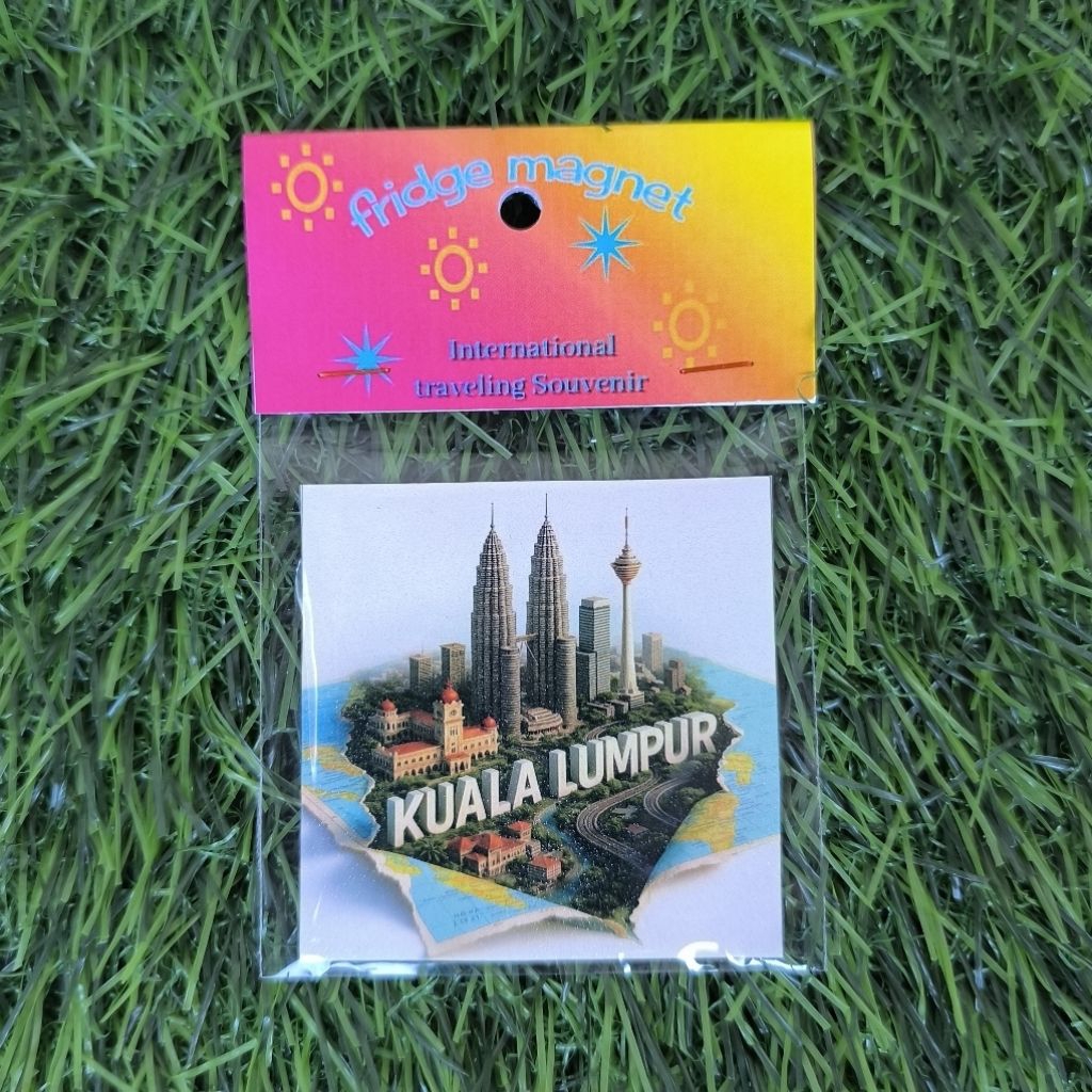 Magnet Tempelan Kulkas Malaysia Souvenir Oleh-Oleh Malaysia