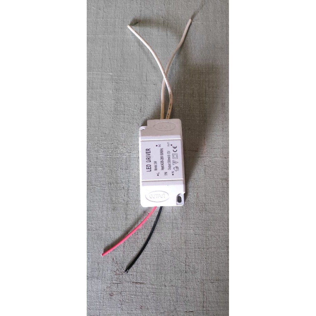 LED driver 220v AC  to 12v 3watt