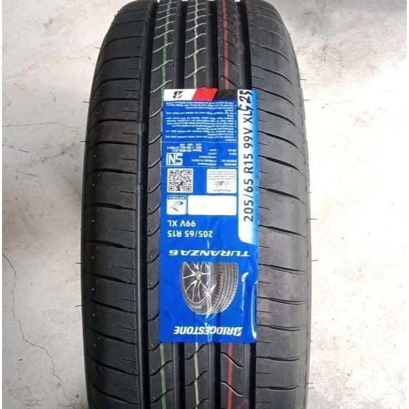Ban Mobil Bridgestone Turanza 6 Size 205 65 R16 For Innova