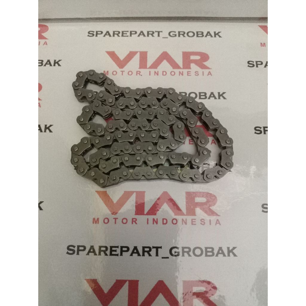 Timing Chain (94L, Chain Cam) Rantai Kamprat Motor R4 ATV Viar Razor 200cc, OEM Viar