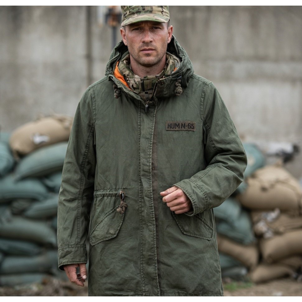 Jaket Parka Military Army Green