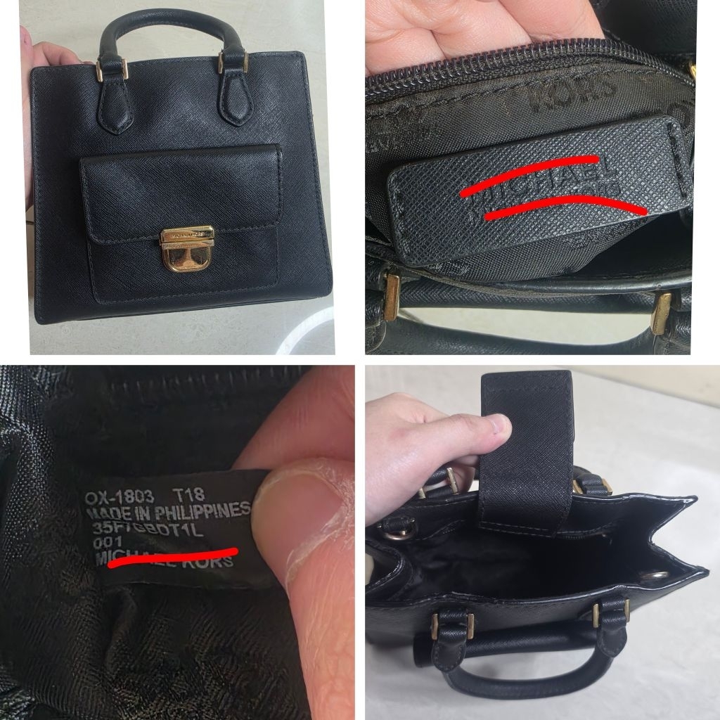 TAS SLING KULIT ASLI MINI MK HITAM