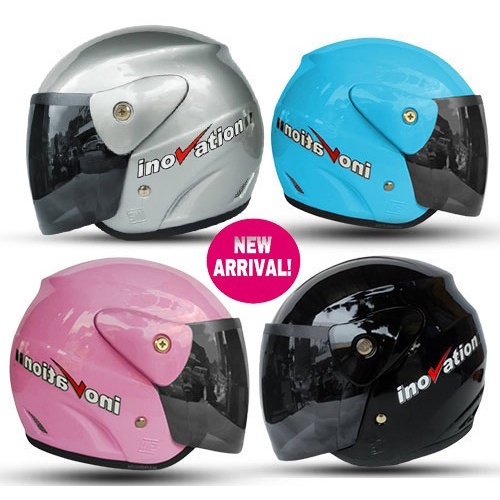 Helm Half Face Model Helm GM Original Untuk Pria Dan Wanita Dewasa COD