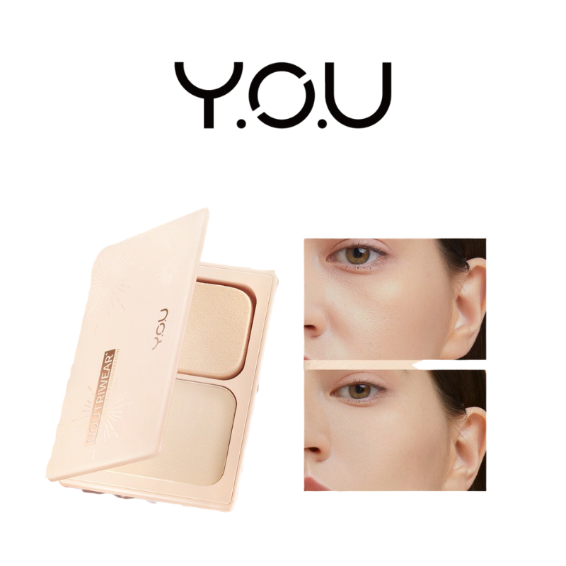 YOU Noutriwear+ Silky Pressed Fondation / Bedak you