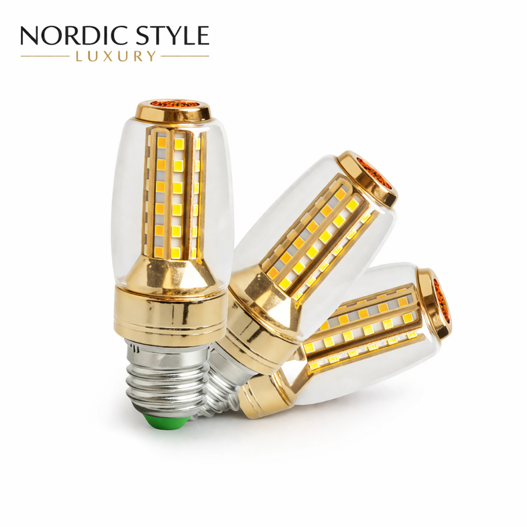 NORDIC STYLE LUXURY Lampu bohlam LED 10watt e27 e14 / Lampu candle premium / bohlam lampu hias gantu