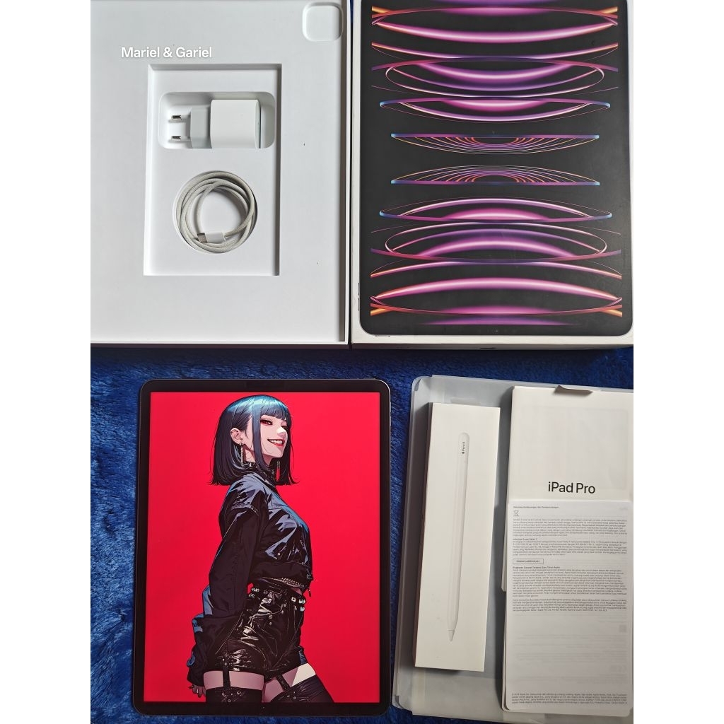 iPad Pro M2 Gen 6 12.9 inch iBox  128gb Wifi + Apple Pen Gen 2 Fullset
