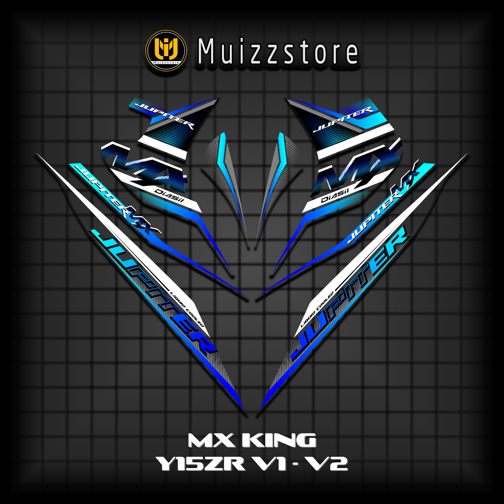 Sticker Transparan MXLama 135 Np17 / Decals LC135 / Stripping Jupiter MX / Variasi MX Viral / Muizz