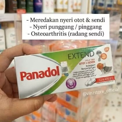 Panadol Extend Malaysia – Pereda Nyeri & Demam Tahan Lama Original