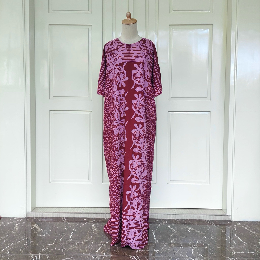 (Daster Luza) Longdress Stali Belah by Batik Luza Pekalongan