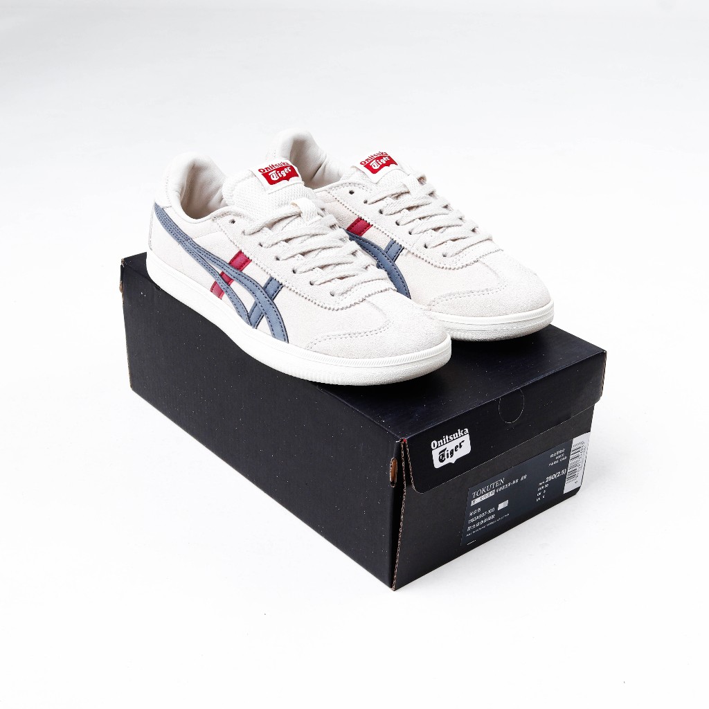 (MARKET) Sepatu Sneakers Onitsuka Tiger Tokuten Grey Red