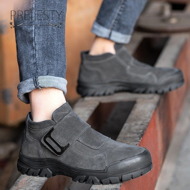 Sepatu Safety Boots Pria Septy Ujung Besi 07