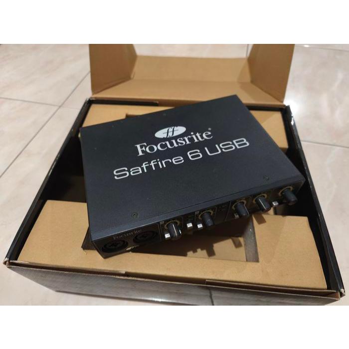 Focusrite SAFFIRE 6 USB Audio Interface Featuring Two Focusrite Pre-Amplifiers Mic Youtuber